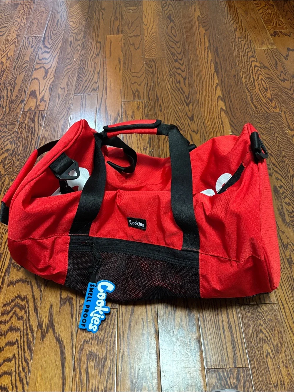 Cookies Red/Black Duffle Bag NWT